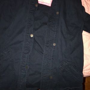 Navy Blue Utility Jacket